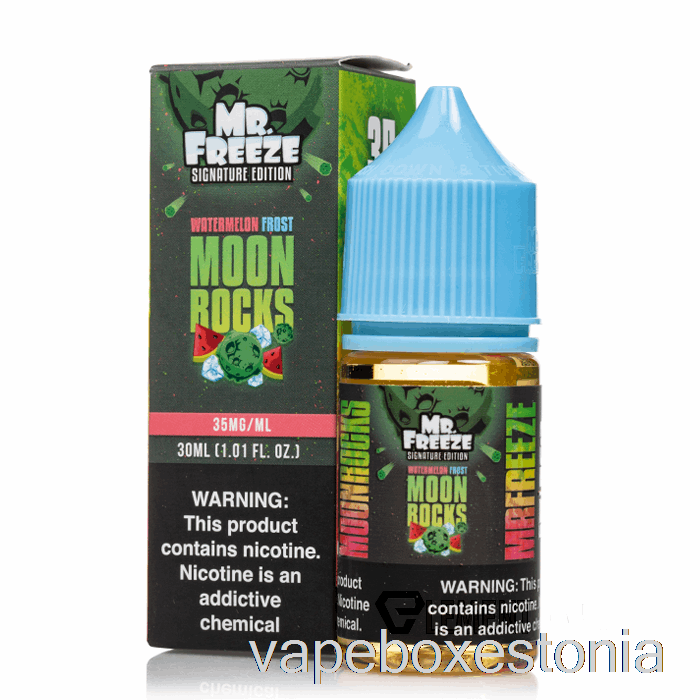 Vape Box Estonia Moonrocks - Arbuus Frost - Mr Külmutatud Soolad - 30ml 35mg